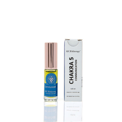 Chakra 5 Communication Roll On Perfume Oil