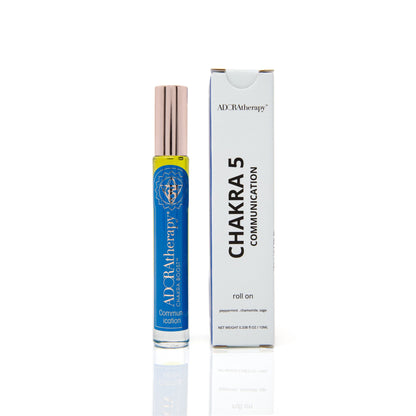 Chakra 5 Communication Roll On Perfume Oil